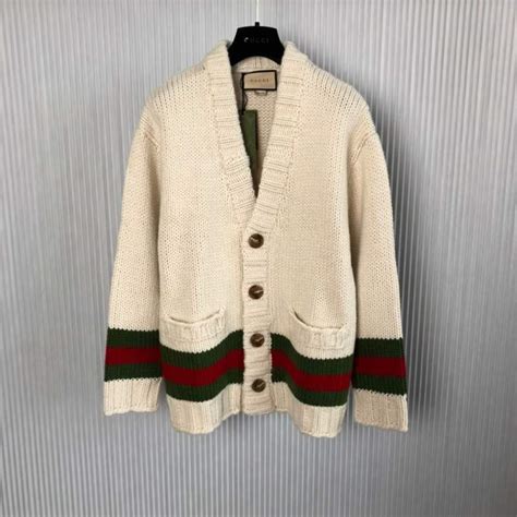 gucci replica cardigan|gucci web cardigan.